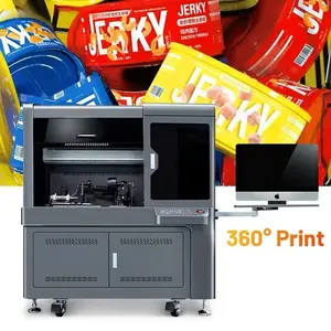 प्लैटिनम प्रो क्यूसी यूवी सिलेंडर प्रिंटर कॉस्मेटिक प्रिंटिंग मशीन पेन ग्लास गोल्फ बॉल बोतल रोटरी यूवी प्रिंटर के लिए