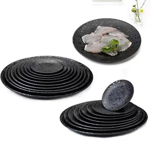 Japanische Melamin-Sushi-Teller Kunststoff-Brotbutter-Serviert eller Leichte, bruchs ichere, chip beständige Spülmaschine