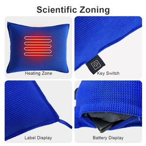 Savior màu xanh lá cây huggable nhung USB nóng đệm 3 cấp nhiệt độ quy định Dệt Kim nhiệt gối thoải mái nóng cổ - Product Image 5