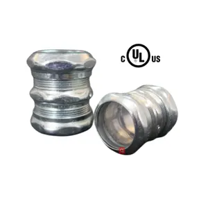 Thailand Manufacture Electrical Conduit Set Screw Compression Type Coupling Connector EMT Fittings