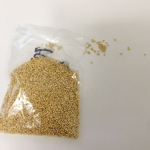 10000 Pièces/Sac, <span class=keywords><strong>Perles</strong></span> <span class=keywords><strong>à</strong></span> Sertir en Gros pour Bijoux Apprêts Placage Or Véritable 18K, <span class=keywords><strong>Perles</strong></span> d'Extrémité pour Fabrication de Bijoux, 2mm-3mm - Product Image 2