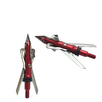 100 pointes de chasse mécaniques à visser à 2 lames pour arbalète, accessoires de chasse, arc composé