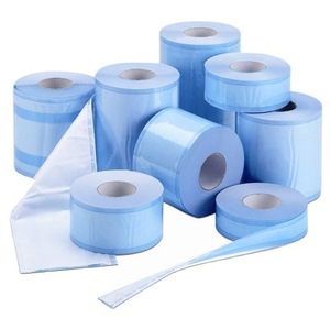 Sterilization Pouches <b>Roll</b> 200 Meters <b>Blue</b> Film White <b>Paper</b> CE Certified Medical Packaging - Product Image 4