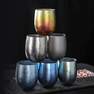 Taza de Titanio Gr1 con Aislamiento Térmico, Taza de Titanio para Té y Café de 130 ml, Apta para Jugos y Café, Ideal para el Hogar, Bares y Fiestas - Product Image 2