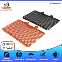 Protection de radiateur en acier inoxydable XGS Motocross DUKE 390 pour moto KTM