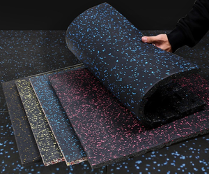 Qinsound Hochdichte Schallschutzmatte aus Naturkautschuk mit Schalldämmung und Vibrationsschutz für Fitnessstudios und Tanzstudios - Product Image 4