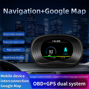Pantalla de Visualización Frontal (HUD) para Automóvil Eléctrico, Versión Más Reciente de <span class=keywords><strong>2023</strong></span>, Compatible con P20 OBD2 GPS, Tacómetro - Product Image 5