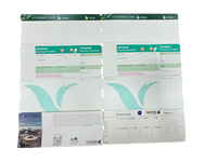 Tarjeta de Embarque Personalizada Impresa, Papel Recubierto Térmico Directo para Aerolíneas/Cartón de 175 g/m², Impresión Offset CMYK/Color, Laminado con Película