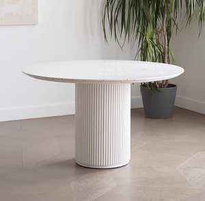 <span class=keywords><strong>Tavolo</strong></span> <span class=keywords><strong>da</strong></span> <span class=keywords><strong>Pranzo</strong></span> Rotondo Bianco in Stile Nordico per 6 Persone, Set Moderno e Lussuoso di <span class=keywords><strong>Tavolo</strong></span> e Sedie in <span class=keywords><strong>Legno</strong></span> per <span class=keywords><strong>Sala</strong></span> <span class=keywords><strong>da</strong></span> <span class=keywords><strong>Pranzo</strong></span> - Product Image 5