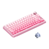 Clavier mécanique sans fil AULA S75 Pro Tri-Mode filaire 2.4G BT, structure de joint personnalisable, clavier interchangeable à chaud