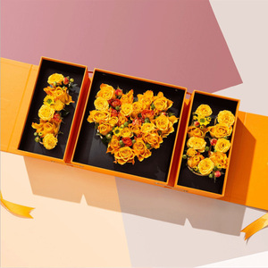 Bao Bì Bó Hoa Vali Bìa Cứng Thiết Kế Kèm Hộp Quà Tặng Hoa Bán Sỉ - Product Image 3