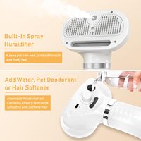 Brosse de toilettage vapeur rechargeable PAIPET pour chats et chiens 3-en-1 avec pulvérisation, massage et démêlage, éliminateur de poils lâches, fourniture OEM sous marque privée