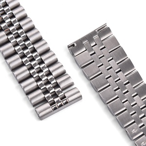Bracelet de montre JAETIUM en acier inoxydable avec fermoir solide, bracelet de montre Jubilee remplaçable pour montre, bracelet en métal - Product Image 5