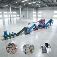 Ligne de recyclage de sécheuses à tambour écoénergétiques pour la transformation des déchets, usine de broyage et de tri des métaux pour équipements de séchage de vêtements