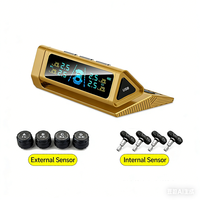 Monitor Tekanan Ban Mobil OEM TPMS Model S2 Eksternal Internal Tenaga Surya Sensor Deteksi Ban Presisi Tinggi Garansi 1 Tahun