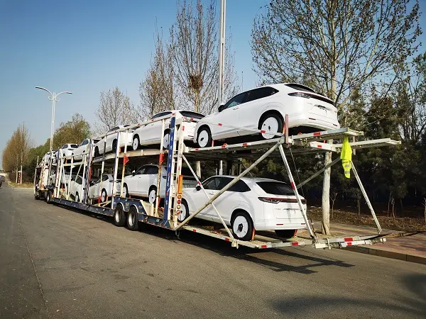 Customized Hot selling air bagged car trailer for sale race car trailer luggage trailers for cars