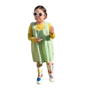 Último Modelo de Vestido Verde sin Mangas a Cuadros para Niñas Pequeñas, Diseños Elegantes de Vestidos para Bebés - Product Image 5