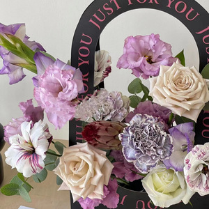 SHJY Porta Bouquet Rettangolare in Carta e Cesti per Fiori - Decorazioni Portatili per Feste di Halloween, Diwali e Capodanno - Product Image 2