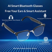 Lunettes Intelligentes Multifonctions : Écoute Musicale Sans Fil, Appels Téléphoniques, Protection UV, Traduction IA, Anti-lumière Bleue