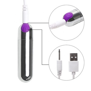 Grosir 10 Speed Silver Vibrating Bullets Rechargeable Mini Bullet <span class=keywords><strong>Vibrator</strong></span> Sex Toys untuk Wanita - Product Image 6