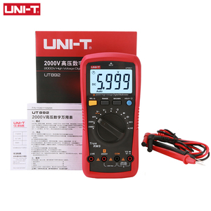 UNI-T UT892 Voltmètre CA 2000V True RMS Testeur de condensateurs Fréquencemètre Test NCV sous tension - Product Image 2