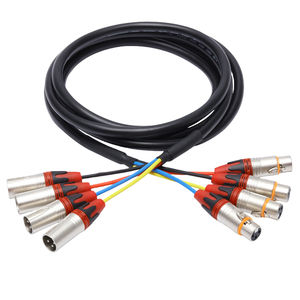 Multi-Core XLR per cavo di collegamento <span class=keywords><strong>Canon</strong></span> a 4 vie di illuminazione da palcoscenico segnale Audio in PVC giacca Multi-canale cavo Audio - Product Image 3