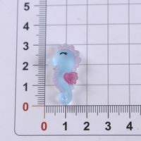 Accessoires en résine en gros, animaux marins de dessin animé (poisson, crabe), matériaux DIY, ornements pour cheveux, décorations pour coques de téléphone, artisanat en résine à dos plat