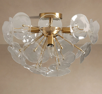 Plafonnier design E12 Nordic Branch, lampe suspendue moderne en acier pour salon et chambre à coucher