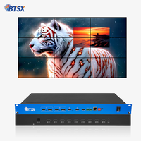 Controlador de Video Wall Bitvisus con Zoom Libre, 4K 4096x2160 60Hz 3X3 4 Entradas 9 Salidas, Sin Latencia, con 3 Años de Garantía