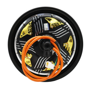 35H 2000W DKYS Moteur de moyeu 12 pouces Aimant permanent Moto électrique Brushless DC 24-Pole Logarithmic avec 80A Puissance maximale - Product Image 1