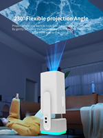 Nouvel arrivage K2 projecteur de cinéma maison 360 degrés flip mise au point automatique Android 11 prise en charge 1080P 4K projecteur à batterie Rechargeable