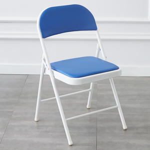 2025 Hot Sale Schwarz Klappbarer Bürostuhl Modernes Design Massage funktion für Hochzeits veranstaltung Schule-Günstiger Metall-Kunststoff rahmen - Product Image 1