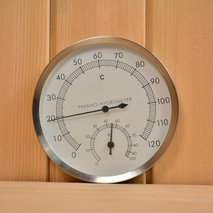 saunaausrüstung <span class=keywords><strong>sauna</strong></span> trocknes nasses dampfbad zubehör temperatur- und feuchtigkeitsmesser edelstahlthermometer - Product Image 4