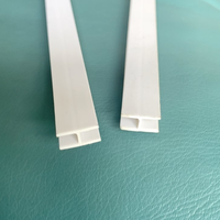 Profilé d'extrusion en PVC, UPVC, PP plastique, personnalisé, style industriel-moderne, avec finition brillante/mate, pour la décoration de bâtiments et la finition de céramique.