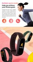 Reloj Inteligente Deportivo M6/M7/M8 con Pantalla IPS, Resistencia al Agua IP67, Batería de 5 Días, Monitor de Ritmo Cardíaco y Sueño, Compatible con Android