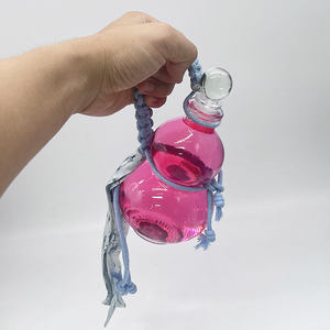 Bouteilles en verre en forme de gourde unique de 260ml/550ml/1200ml transparentes et écologiques avec liège pour jus de champagne boissons de spécialité froides - Product Image 6