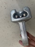 Conectores de Acero Tipo W con Cavidad Esférica, Placa de Conexión para Torre, Conector de Ojo, Placa Colgante, Conector de Conductor de Energía