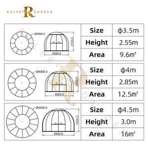 Dome Lều 4 Mùa Planetarium Sang Trọng Skylight Bong Bóng Ngoài Trời Khách Sạn Sự Kiện Rõ Ràng Trong Suốt Lều Nhà Polycarbonate Lều Lều Lều Lều - Product Image 4