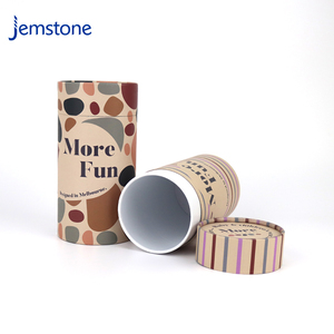 Custom Eco-Friendly Round Paper Tube <b>Cardboard</b> Kraft Tube Paper Scarves Clothes Cylinder Packaging for Shirt Packaging - Product Image 1