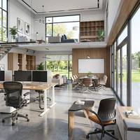 Conteneur de bureau en verre modulaire moderne de 20 pieds, maison de luxe préfabriquée, cabine portable, studio préfabriqué pour parc d'entreprise et jardin