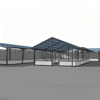 Estructura de Acero Prefabricada de Alta Calidad para Construcción de Naves Metálicas, Estructura Modular Prefabricada de Acero para Naves