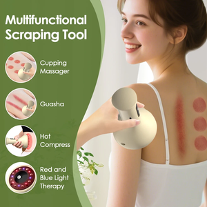 <span class=keywords><strong>Ventouse</strong></span> électrique masseur corporel sous vide lumière rouge chauffage combustion des graisses Guasha <span class=keywords><strong>Cellulite</strong></span> 9 niveaux Massage par inhalation - Product Image 2