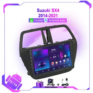 Autoradio multimédia vidéo Android 13 2 Din pour <span class=keywords><strong>Suzuki</strong></span> SX4 <span class=keywords><strong>S</strong></span>-<span class=keywords><strong>Cross</strong></span> 2014-2021 <span class=keywords><strong>Carplay</strong></span> Navigation GPS Stéréo Autoradio - Product Image 2