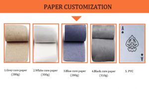 <span class=keywords><strong>Cartes</strong></span> à jouer en plastique 100% personnalisées en gros, taille personnalisée, pour adultes - Product Image 4