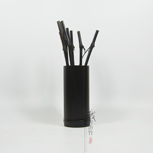 <b>Bamboo</b> <b>Straws</b> Deep Carbonization Reusable For Drinking Water Juice Coffee Stirring Chongqing Origin ZX 009 - Product Image 5