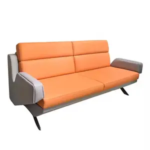 Latest Design Oem Manufacture Supplier Of Furniture Leather Sofa Set Executive Office Sofa 3 Piece Sofa Set
