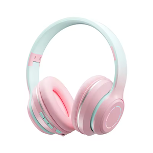 Auriculares Inalámbricos HI-FI con Bajos y Cancelación de Ruido, Micrófono Ligero, Diseño Degradado, Casco Deportivo para Chicas, Compatibles con BT para Teléfonos Móviles y Aviación - Product Image 4