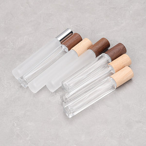 <span class=keywords><strong>10ml</strong></span> cao cấp nước hoa xịt chai óc chó sồi Bìa Matte xi lanh du lịch lọ rỗng Frosted Glass bơm phun chai - Product Image 6