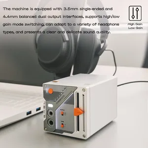 Décodeur audio haute résolution <span class=keywords><strong>SMSL</strong></span> DS200 CS43131 XU316, prise en charge USB, Bluetooth 5.1, optique, coaxial, 3,5 mm, <span class=keywords><strong>amplificateur</strong></span> de sortie 44 canaux - Product Image 4