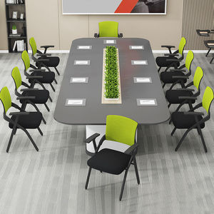 Silla de Conferencia Plegable con Tablero de Escritura, Silla de Oficina para Sala de Reuniones, Todo en Uno - Product Image 2
